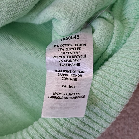 Sierra Designs Green Zip-Up Hoodie with Drawstrings Textured Sweatshirt Small - Picture 9 of 11